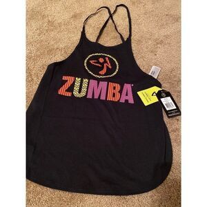 NWT Small Zumba Tribe‎ open back Strappy back tie